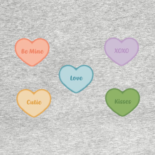 Valentine's Heart Grams Sticker Pack by peachipit